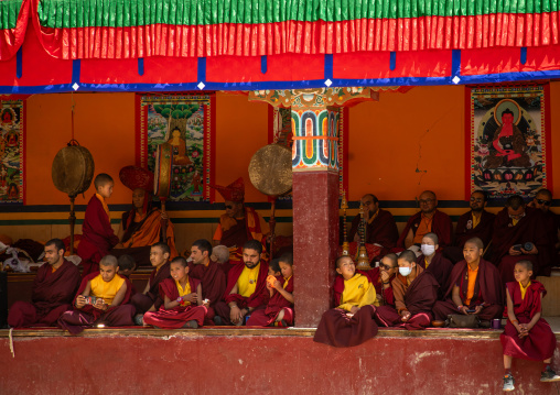 Lamayuru Monastery ceremony, Ladakh, Khalatse, India