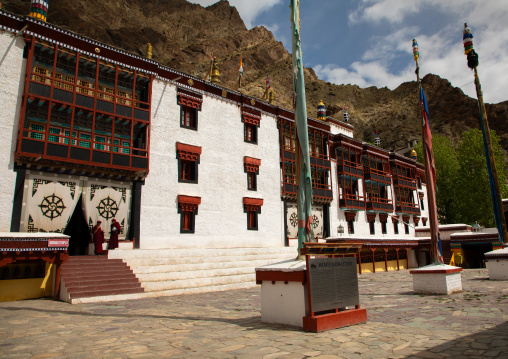 Courtyard of Hemis Monastery, Ladakh, Hemis, India