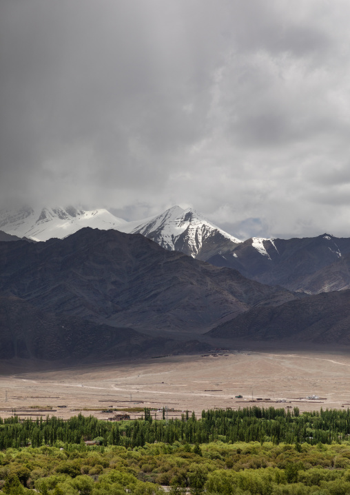 Mountian view from Thiksey monastery, Ladakh, Shey, India