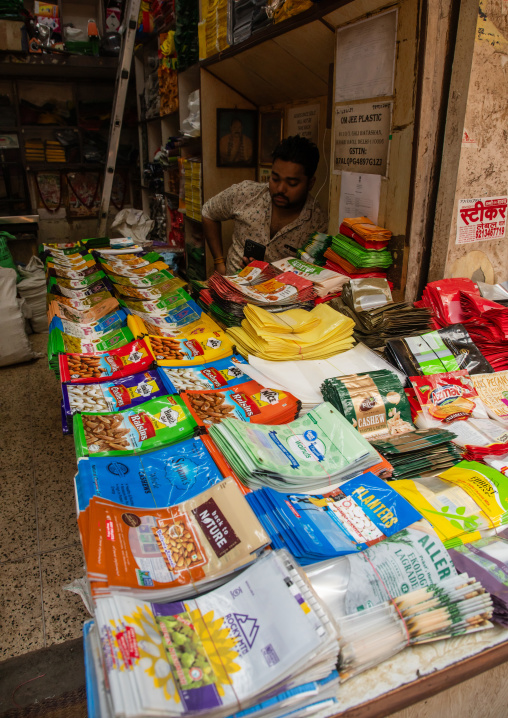 Recycled plastic bags for sale in old Delhi, Delhi, New Delhi, India
