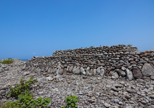 Ainoshima Tumuli stone burial mounds, Ainoshima Island, Shingu, Japan
