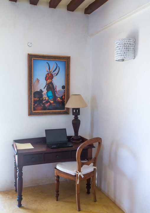 Jahazi House desk, Lamu County, Lamu, Kenya
