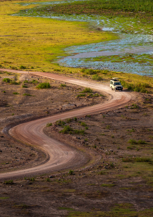 Four wheels on an off road, Kajiado County, Amboseli, Kenya