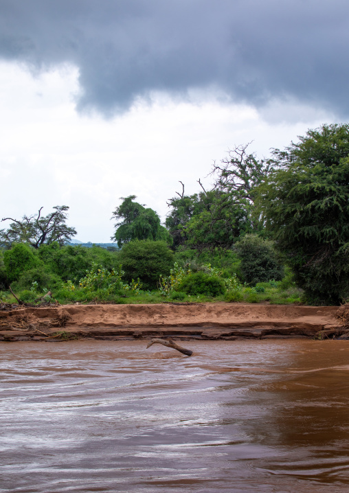 Flood caused by el Nino, Samburu County, Samburu National Reserve, Kenya