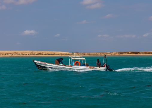 Fishermen boat in the Red sea, Jazan Province, Farasan, Saudi Arabia