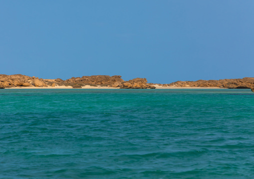 Empty beach in the Red sea, Jazan Province, Farasan, Saudi Arabia