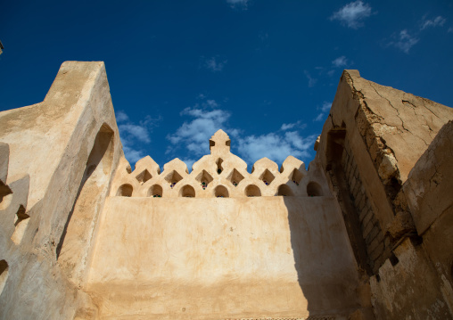 Doorway gypsum decoration of Ahmed Munawar Refa house, Jazan Province, Farasan, Saudi Arabia