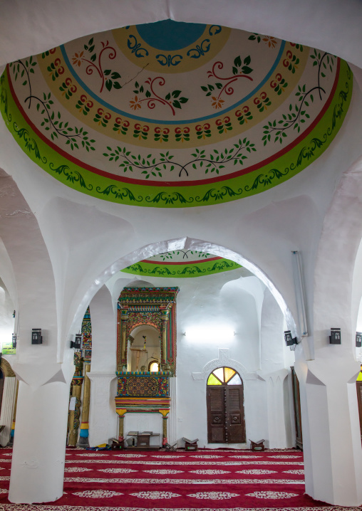 Al Nadji mosque mirhab, Jazan Province, Farasan, Saudi Arabia