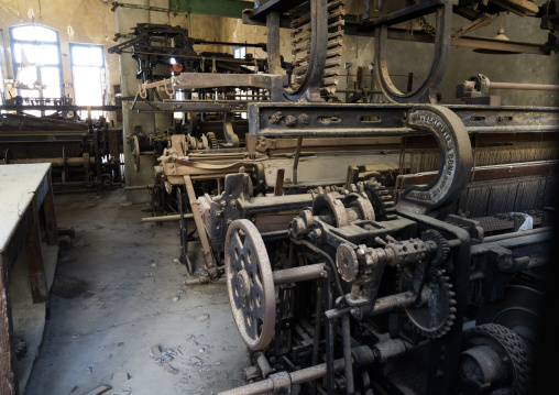 An old offset abandoned printing machine, Mount Lebanon Governorate, Beit Chabab, Lebanon