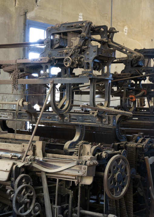 An old offset abandoned printing machine, Mount Lebanon Governorate, Beit Chabab, Lebanon