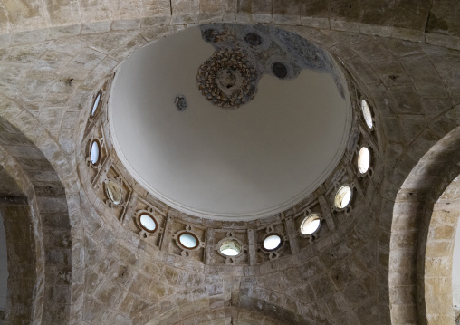 Glasses to let the light to enter into Beiteddine Palace bath, Mount Lebanon Governorate, Beit ed-Dine, Lebanon