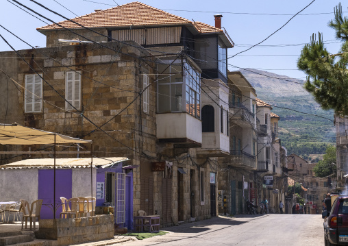 Old traditional lebanese houses, North Governorate, Hasroun, Lebanon