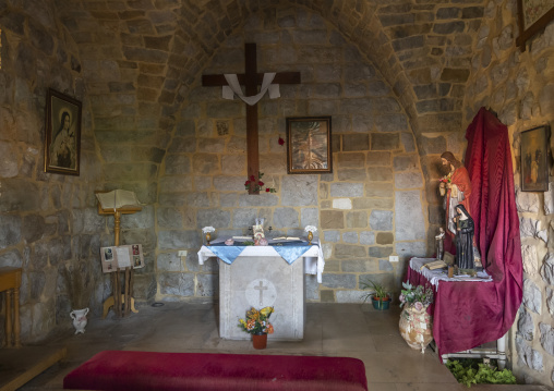 Inside Notre Dame church, North Governorate, Hasroun, Lebanon