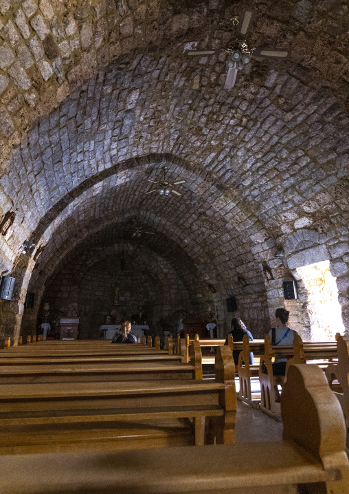 Inside Sainte Jude church, North Governorate, Hasroun, Lebanon
