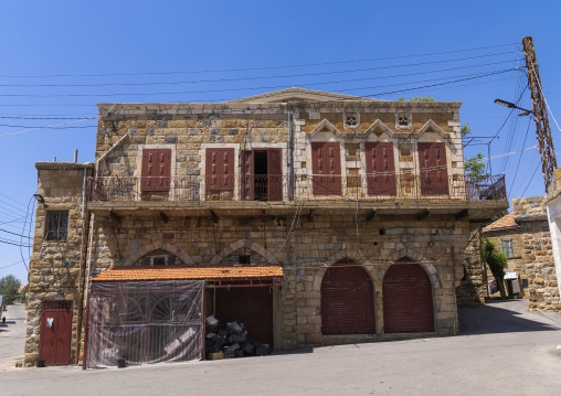 Old traditional lebanese house, North Governorate of Lebanon, Hadath El Jebbeh, Lebanon