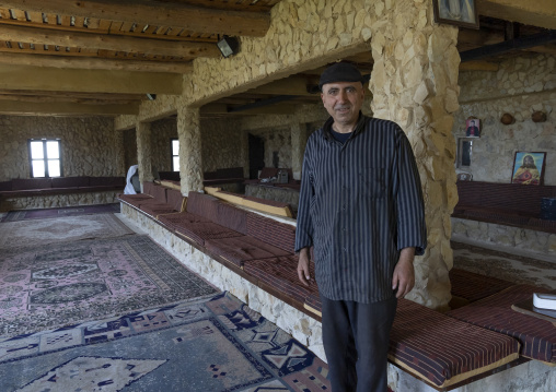Father Joseph in Mar Youssouf maronite monastery, North Lebanon Governorate, Hardine, Lebanon