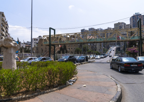 Traffic jam in the city center, North Governorate, Tripoli, Lebanon