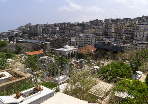 Cemetery in front of the city, North Governorate, Tripoli, Lebanon