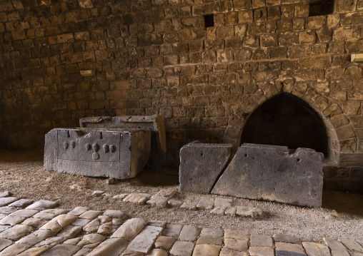 Graves in Citadel of Raymond de Saint Gilles, North Governorate, Tripoli, Lebanon