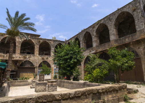 Old caravanserai in the old souk, North Governorate, Tripoli, Lebanon