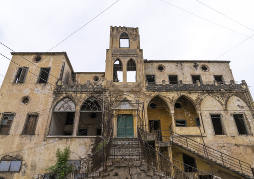 Old traditional abandoned lebanese house, North Governorate, Tripoli, Lebanon