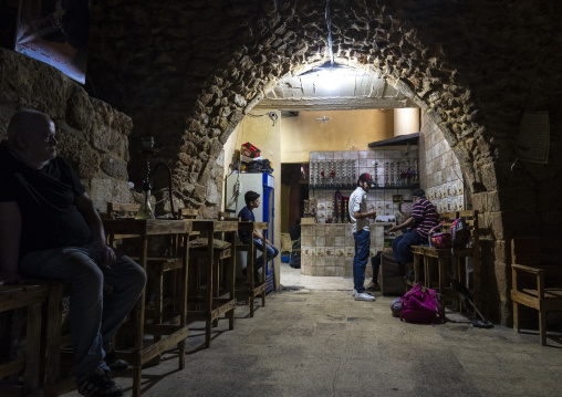 Shisha bar in the old souk, North Governorate, Tripoli, Lebanon