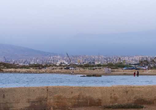 The seafront and cityscape, North Governorate, Tripoli, Lebanon
