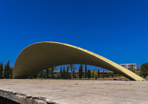 Oscar Niemeyer Experimental theater in Rashid Karami International Fair, North Governorate, Tripoli, Lebanon