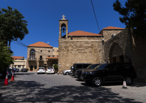 Church with a bell tower, North Governorate, Batroun, Lebanon