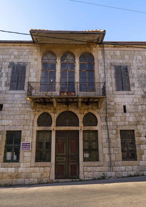 Old traditional lebanese house in a village, Mount Lebanon, Douma, Lebanon