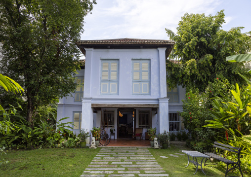 Heritage house in the Unesco World Heritage old town, Penang island, George Town, Malaysia