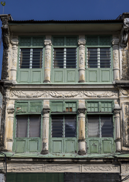 Green Heritage house in the Unesco World Heritage old town, Penang island, George Town, Malaysia