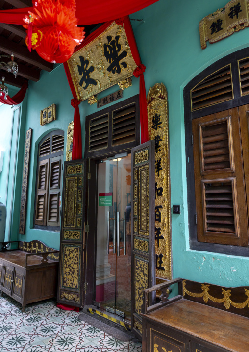 Pinang Peranakan mansion museum, Penang island, George Town, Malaysia