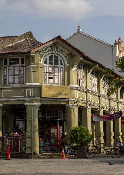 Heritage house in the Unesco World Heritage old town, Penang island, George Town, Malaysia