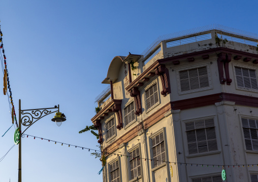 Heritage house in the Unesco World Heritage old town, Penang island, George Town, Malaysia