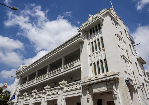 Mercantile Bank heritage building in the British colonial-era architecture, Perak, Ipoh, Malaysia