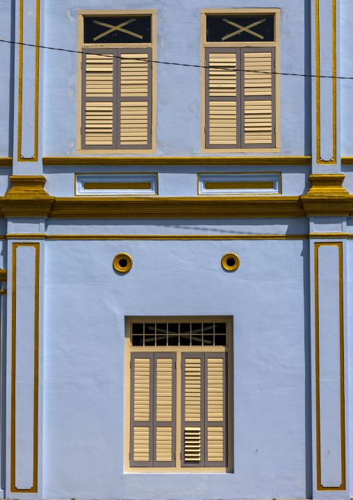 S.P.H. De Silva Building in the British colonial-era architecture, Perak, Ipoh, Malaysia