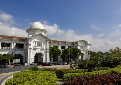 Railway Station in the British colonial-era architecture, Perak, Ipoh, Malaysia