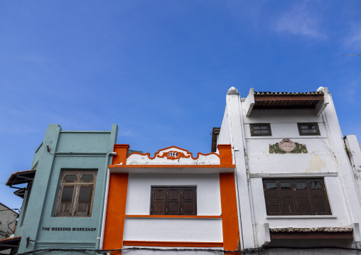 Heritage shophouses, Melaka State, Malacca, Malaysia