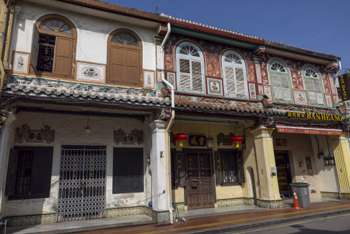 Heritage shophouses, Melaka State, Malacca, Malaysia