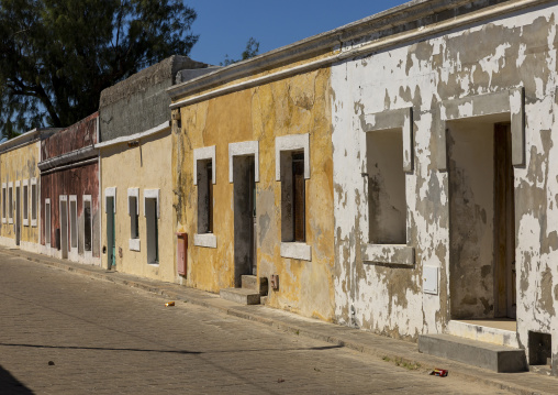 Old portuguese houses, Nampula Province, Island of Mozambique, Mozambique