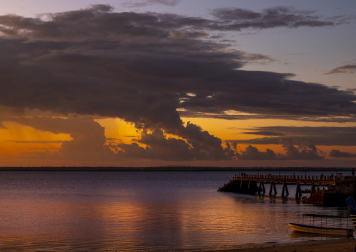 Beautiful sky at sunset, Nampula Province, Island of Mozambique, Mozambique