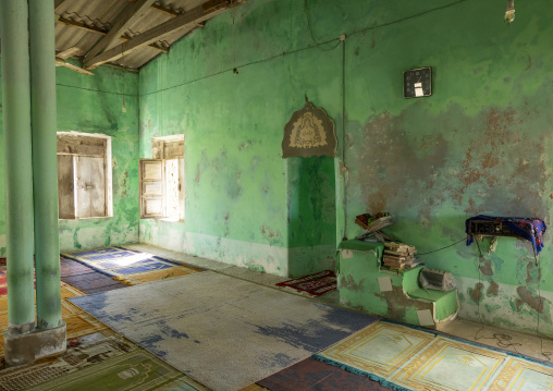 Mosque with green walls, Nampula Province, Island of Mozambique, Mozambique