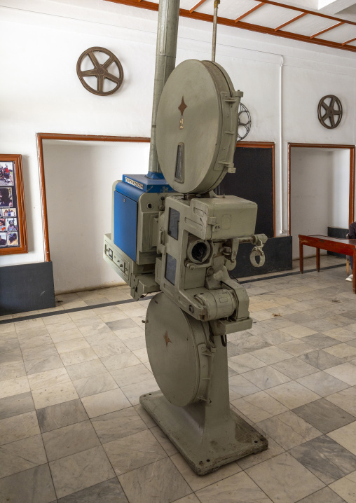 Movie projector in Scala movie theater, Maputo Province, Maputo, Mozambique