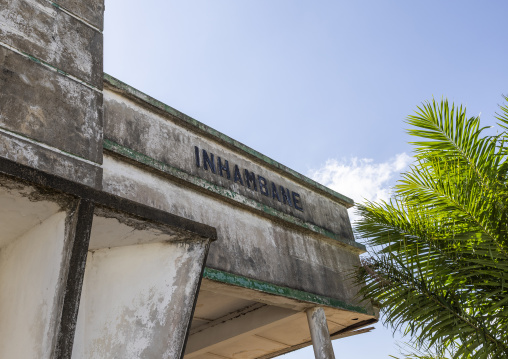 Former train station, Inhambane Province, Inhambane, Mozambique