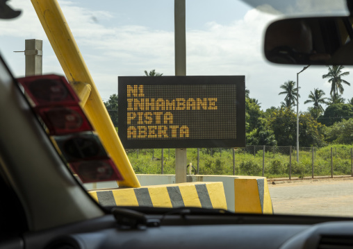 Toll road, Inhambane Province, Massinga, Mozambique