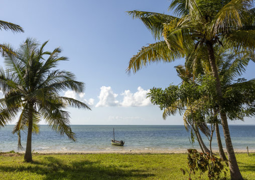 Dhow on a beach, Inhambane Province, Vilankulo, Mozambique