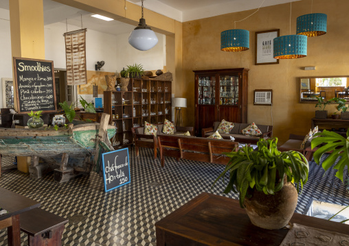 Ilha blue cafe, Nampula Province, Island of Mozambique, Mozambique