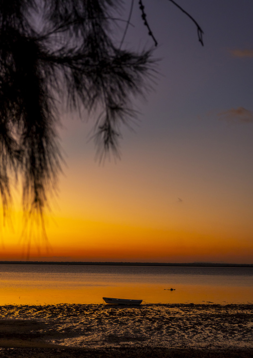 Sunset on the beach, Nampula Province, Island of Mozambique, Mozambique