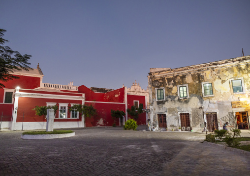 Old colonial portuguese houses, Nampula Province, Island of Mozambique, Mozambique